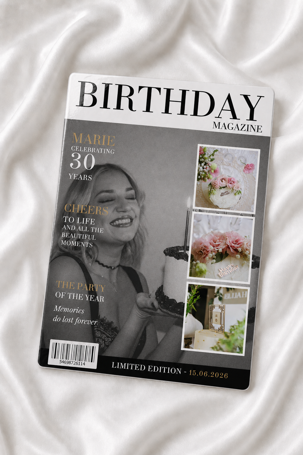 Plaque en aluminium - Birthday Forever