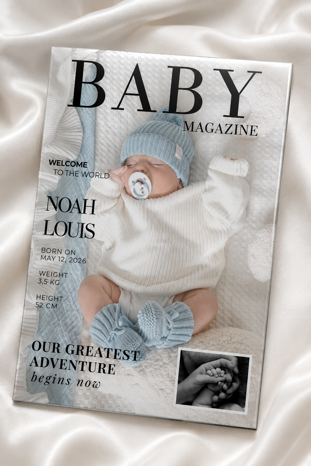 Plaque en aluminium - Baby