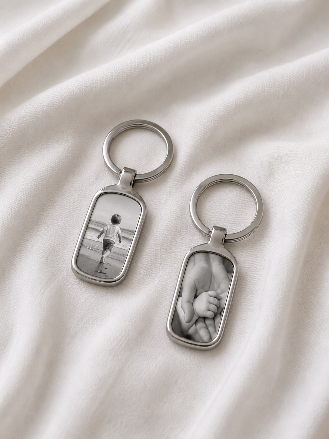 Porte‐clé Photo Aluminium Rectangle