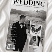 Plaque en aluminium - Wedding Black